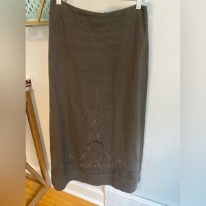CAbi brown skirt. Size  0.